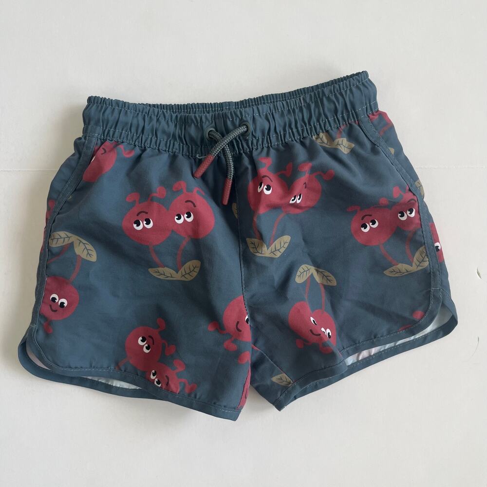 ZARA Toddler Cherry Swim Shorts - Size 4Y VGUC